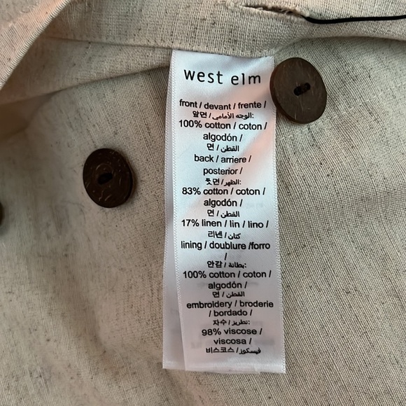 WEST ELM GORGEOUS YELLOW, GRAY AND BLUE GRAY PILLOW COVERS NWT - Picture 12 of 12